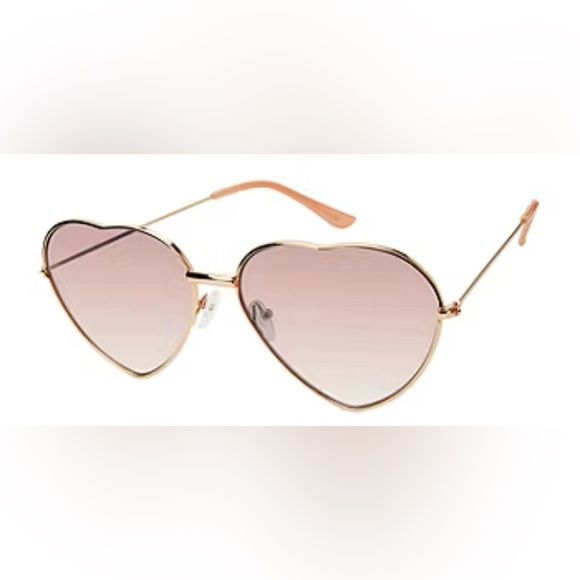 JUICY COUTURE Gold Tone Heart Shape Sunglasses - Picture 2 of 6